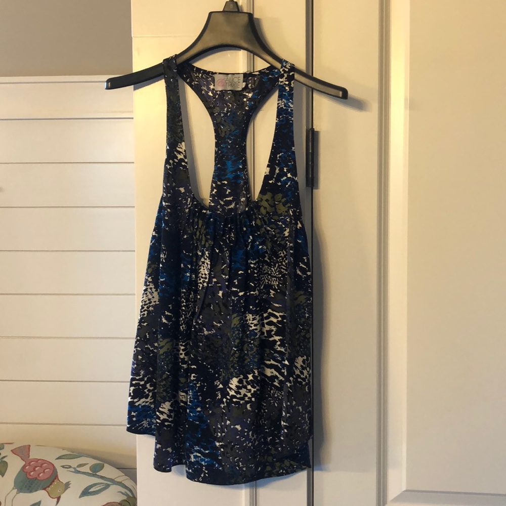 Alice & Tricia multi colored print tank (s)